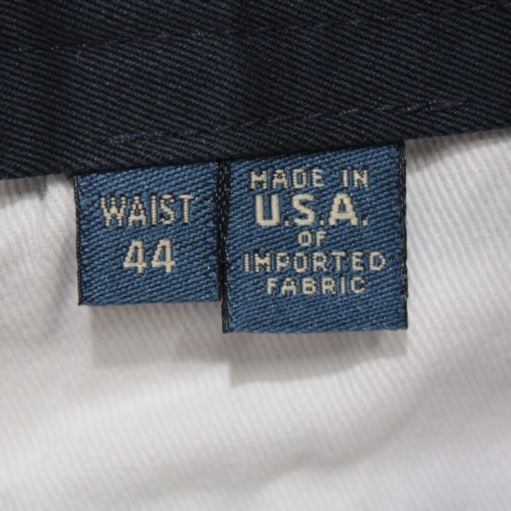 Frank's Pants NWT Chinos / Casual Pants Size 44 US in Navy Blue 100% Cotton